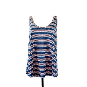 We The Free Best Linen Striped Tank Top Size Small